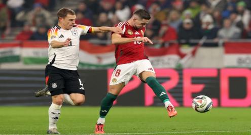 منتخب المجر يوقف انتصارات ألمانيا في دوري أمم أوروبا